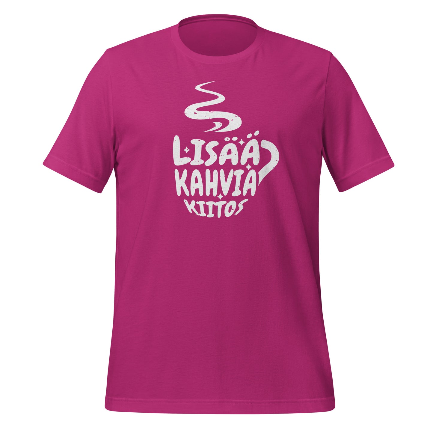 Lisää Kahvia Kiitos - T-paita niille, jotka rakastavat kahvia | Unisex t-paita