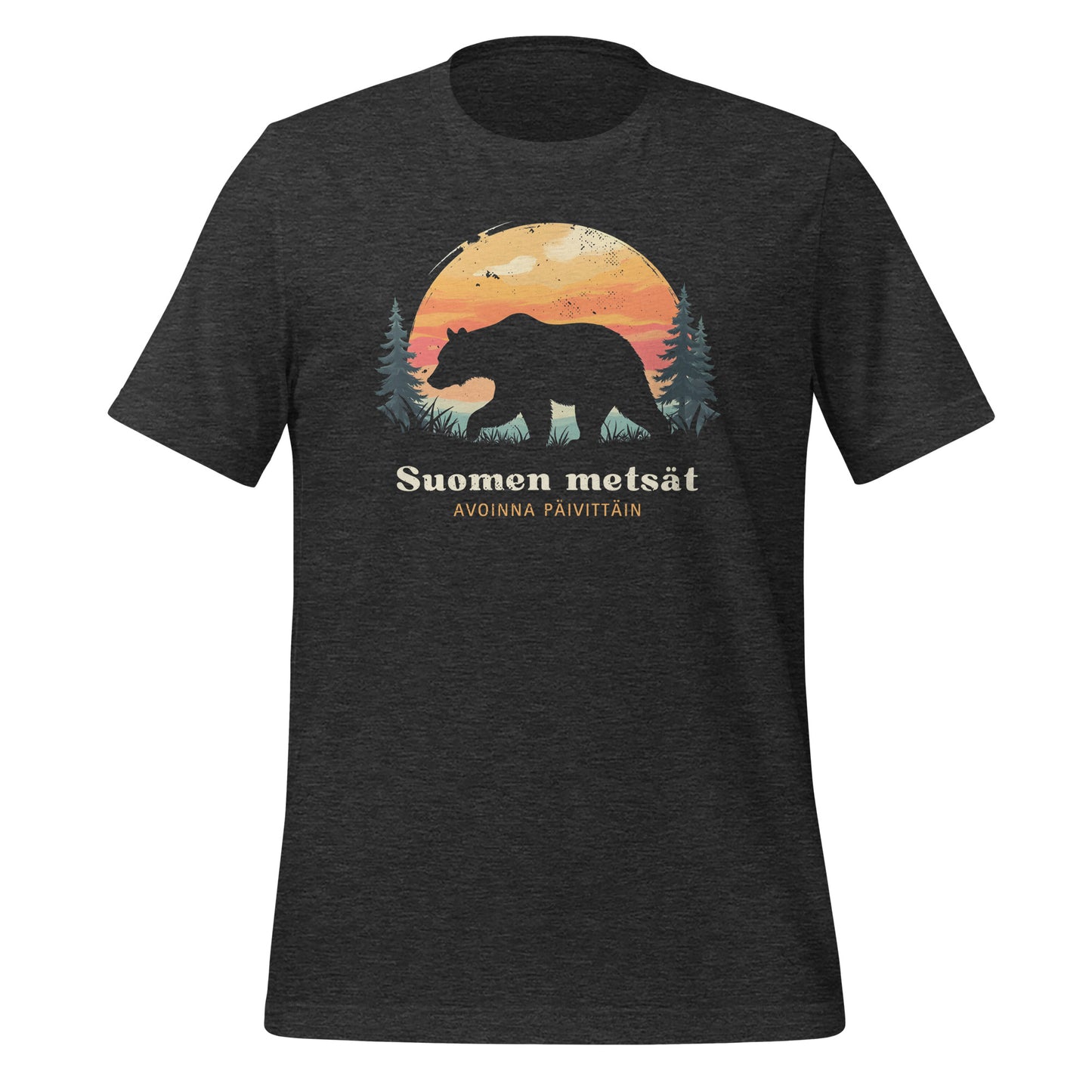 Finnish Forests Bear t-shirt – Open daily | Unisex T-shirt