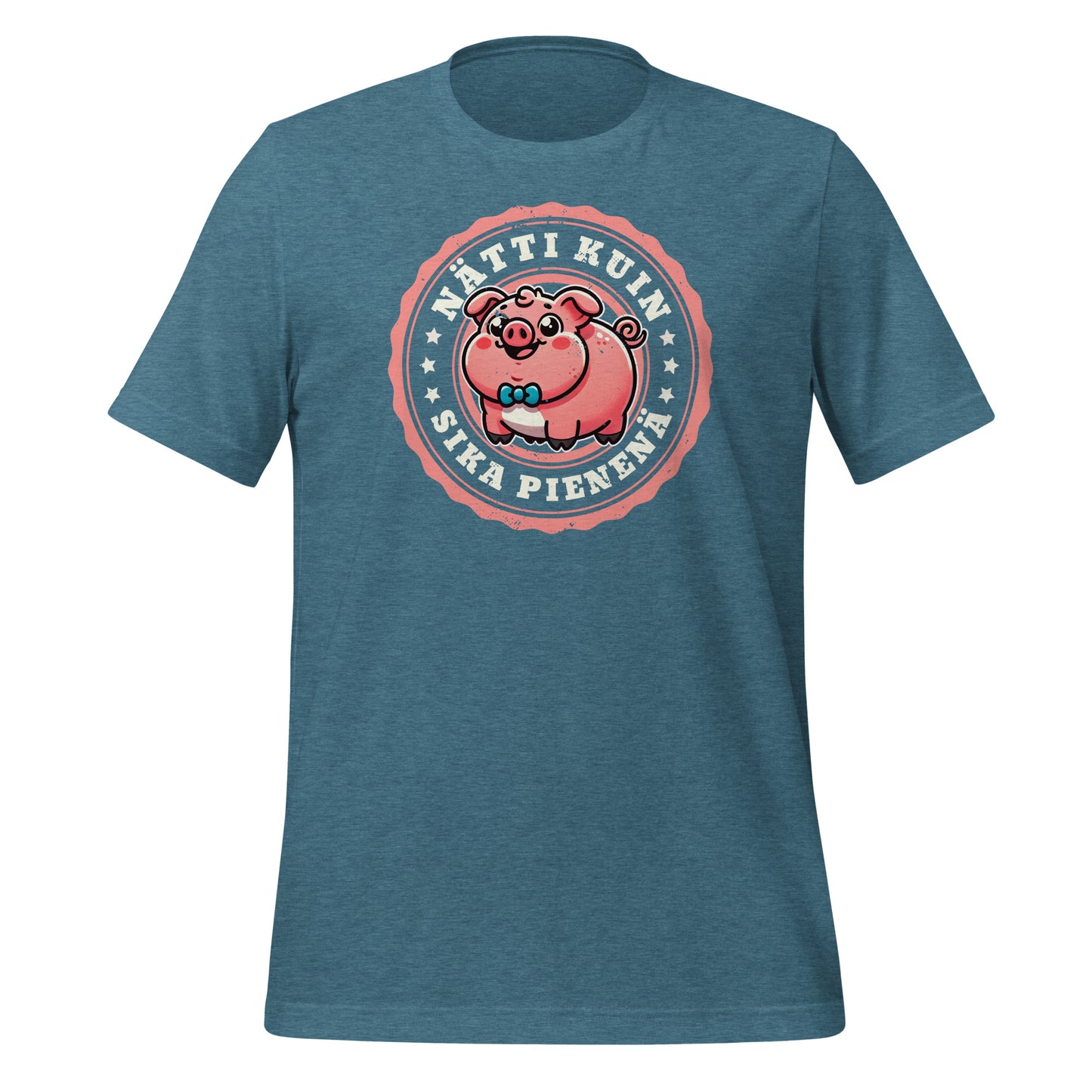 Pretty As A Pig When Small - Funny shirt with Finnish humor | Unisex t-shirt