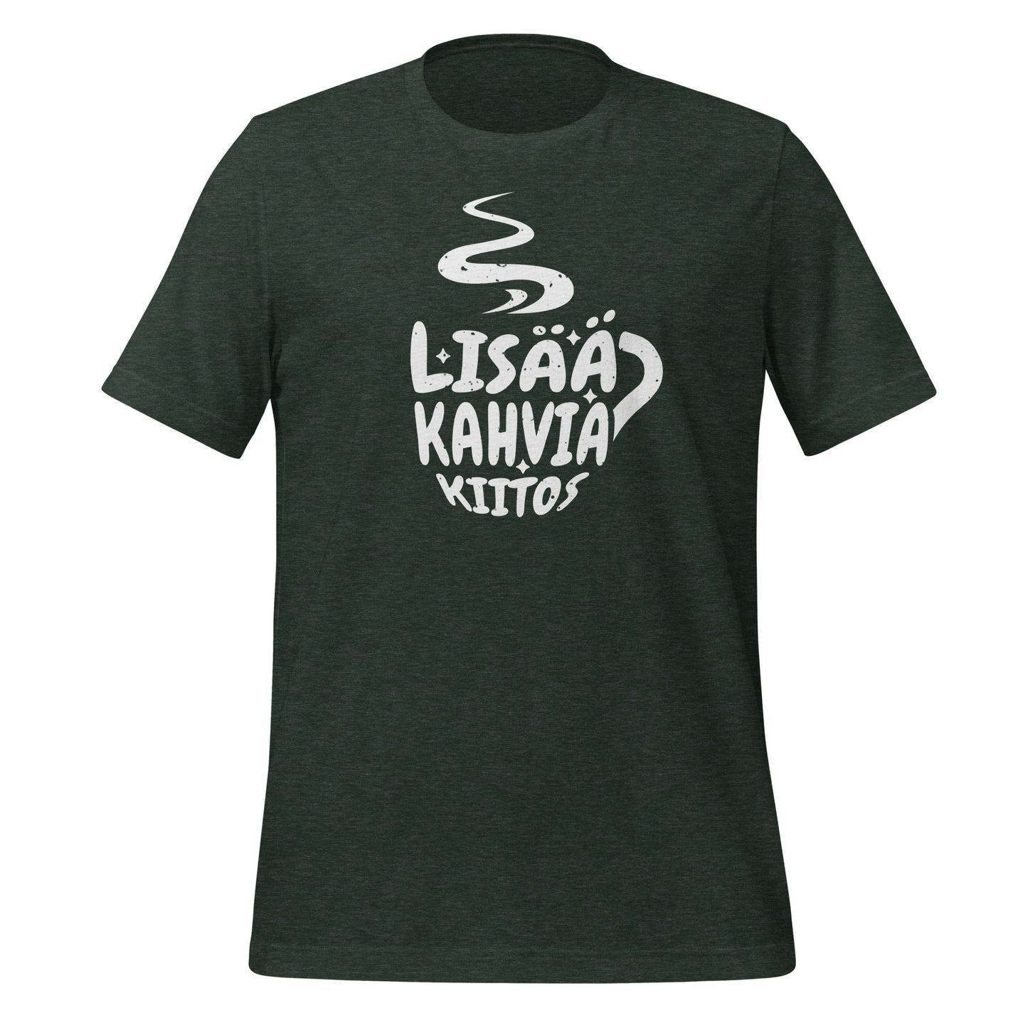 Lisää Kahvia Kiitos - T-paita niille, jotka rakastavat kahvia | Unisex t-paita