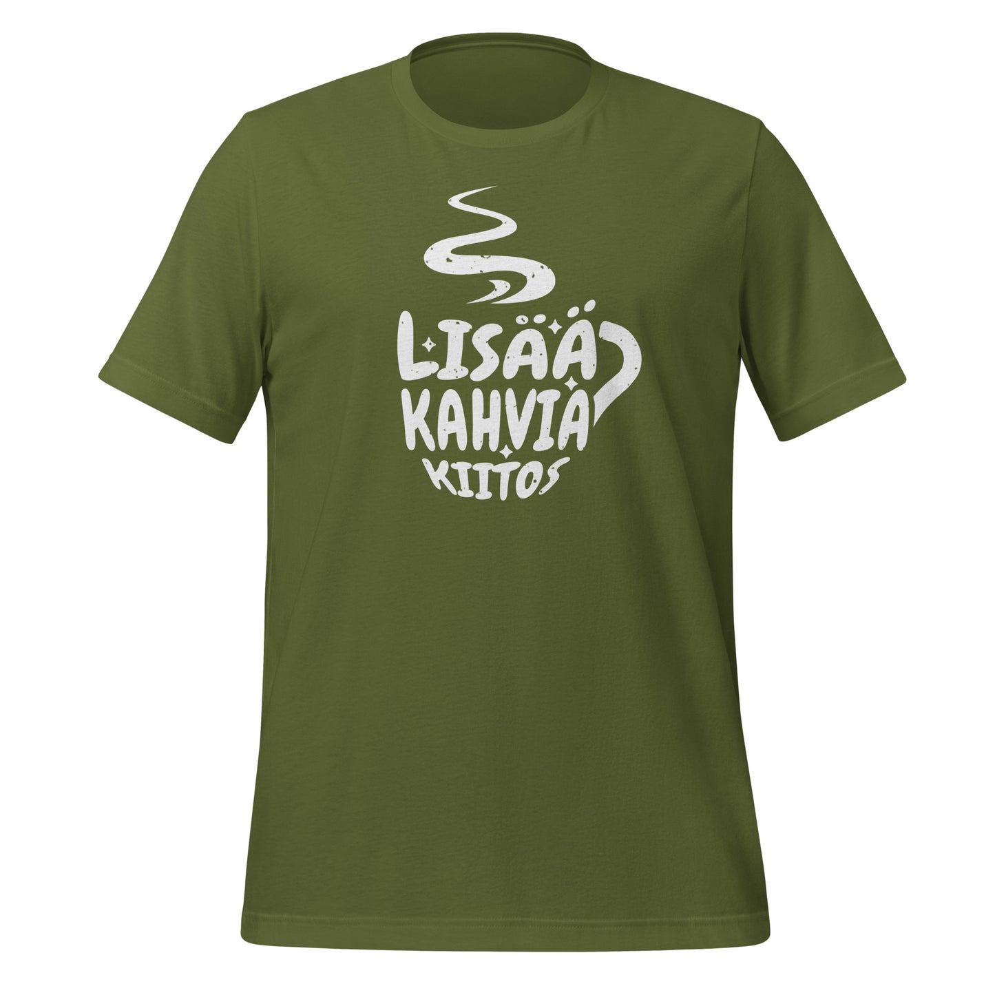 Lisää Kahvia Kiitos - T-paita niille, jotka rakastavat kahvia | Unisex t-paita