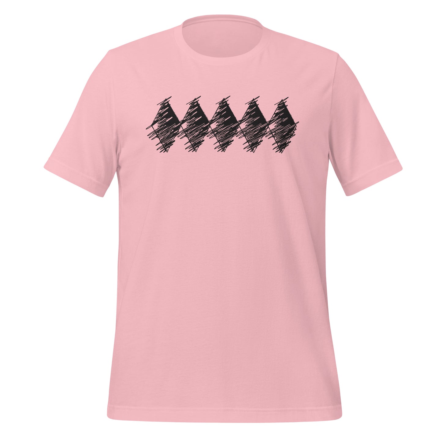 Pohjalaiset rosoiset mustat salmiakit - Unisext-shirt